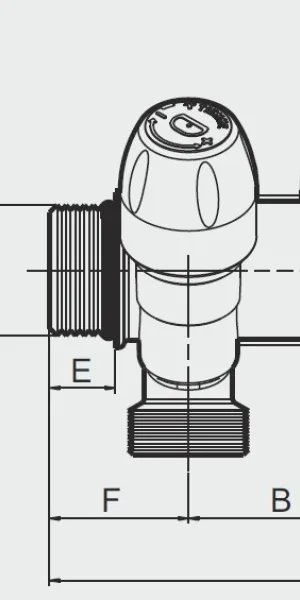 Коллектор Tiemme 1 ВР(г) х 4 выхода 3/4 НР(ш) ЕК х 1 НР(ш) регулируемый (1860019/1877K50060504)