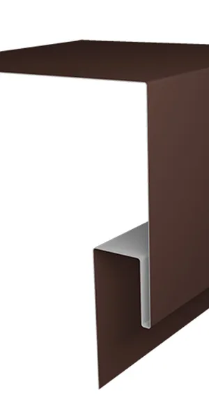 J-фаска металлическая Grand Line коричневая RAL 8017 2 м