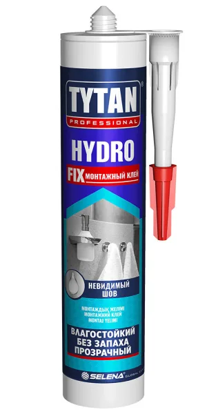 Клей монтажный акриловый Tytan Hydro Fix прозрачный 310 мл