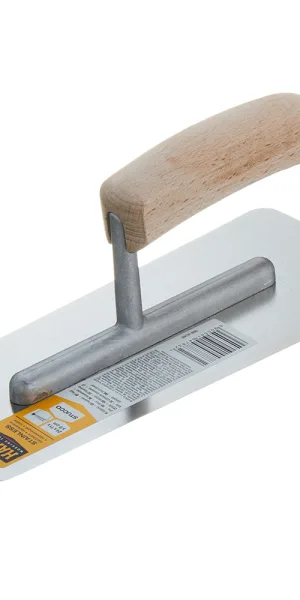 Гладилка плоская Hardy Stucco серия 36 (0800-362400) 240x110x90 мм с деревянной ручкой