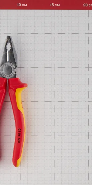 Плоскогубцы диэлектрические Knipex 180 мм (KN-0306180SB)