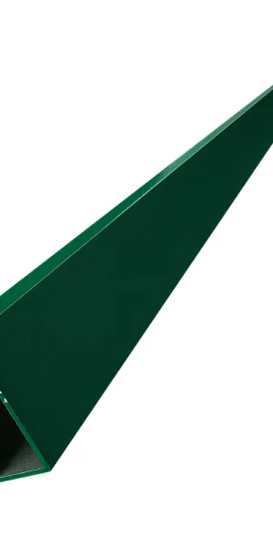 Лага для забора 40х20х1,5 мм 2,5 м зеленая RAL 6005
