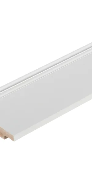 Плинтус МДФ Cosca Décor AP10 белый 100х16х2400 мм под покраску фигурный