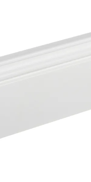 Плинтус МДФ Cosca Décor AP10 белый 100х16х2400 мм под покраску фигурный