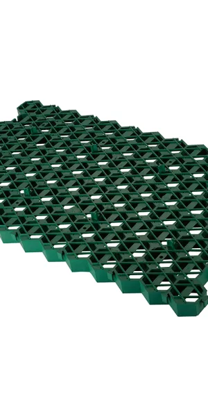 Решетка газонная пластиковая Gidrolica Eco Standart зеленая C250 700х400х32,8 мм