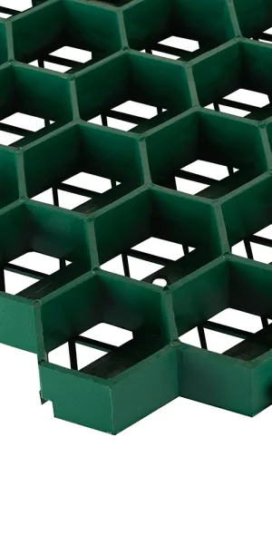 Решетка газонная пластиковая Gidrolica Eco Standart зеленая C250 700х400х32,8 мм