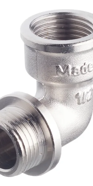 Угол Stout 1/2 ВР(г) х 1/2 НР(ш) с упором никелированный (SFT-0016-000012)