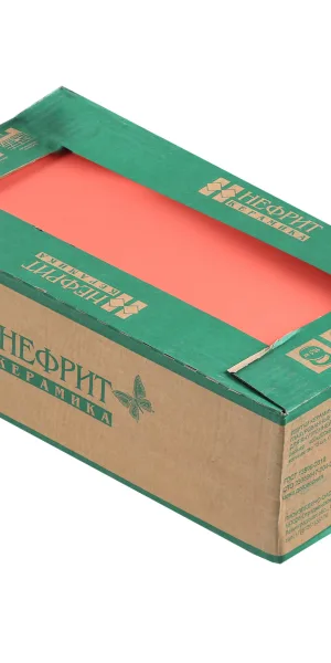 Плитка облицовочная Нефрит Kids красная 400x200x8 мм (15 шт.=1,2 кв.м)