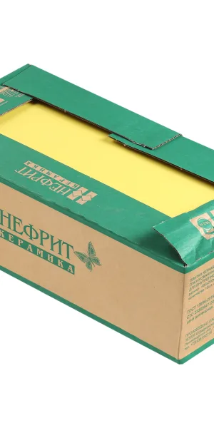 Плитка облицовочная Нефрит Kids желтая 400x200x8 мм (15 шт.=1,2 кв.м)