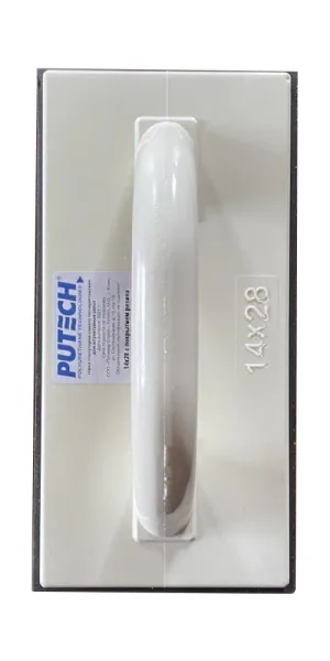Терка резиновая Putech 280х140 мм гладкая с эргономичной ручкой