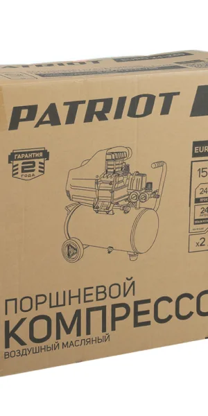 Компрессор масляный Patriot (525306365) EURO 24-240 24 л 1,5 кВт