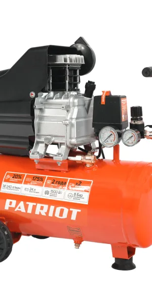 Компрессор масляный Patriot (525306365) EURO 24-240 24 л 1,5 кВт