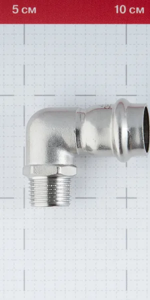 Угол VALTEC (VTi.953.I.002204) 90° 22 мм х 1/2 НР нержавеющая сталь