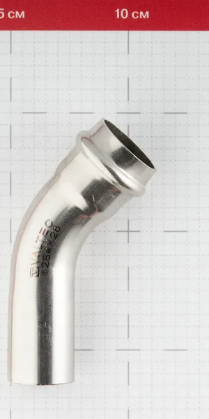 Угол VALTEC (VTi.958.I.002828) 45° 28 мм ВН нержавеющая сталь
