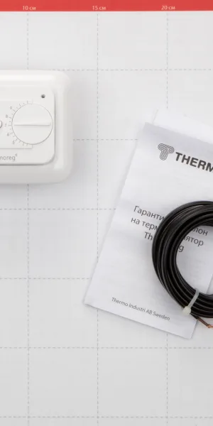 Терморегулятор механический для теплого пола Thermoreg TI-200 белый