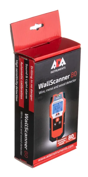 Детектор скрытой проводки ADA WALL SCANNER 80 (А00466)