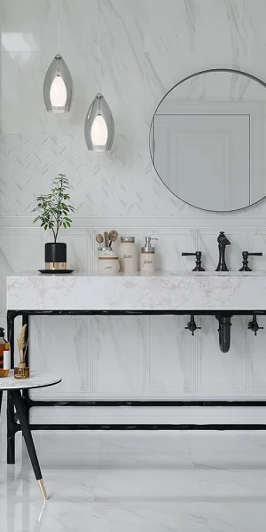 Плитка бордюр Gracia Ceramica Керамик белая 250х60х8 мм