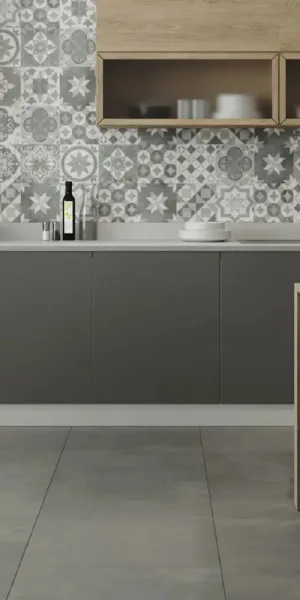 Керамогранит Estima Art AR01 бело-серый 405х405х8 мм (11 шт.=1,804 кв.м)