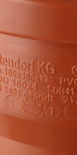 Тройник Ostendorf KGEA d160 мм 87° пластиковый для наружной канализации (222400)