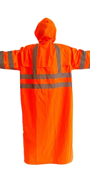 Плащ влагозащитный унисекс полиэстер с ПВХ покрытием КМ (one size) рост 180-186 см оранжевый (686883)