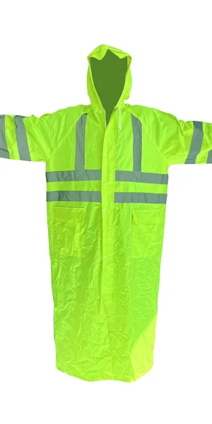 Плащ влагозащитный унисекс полиэстер с ПВХ покрытием КМ (one size) рост 180-186 см желтый (686882)