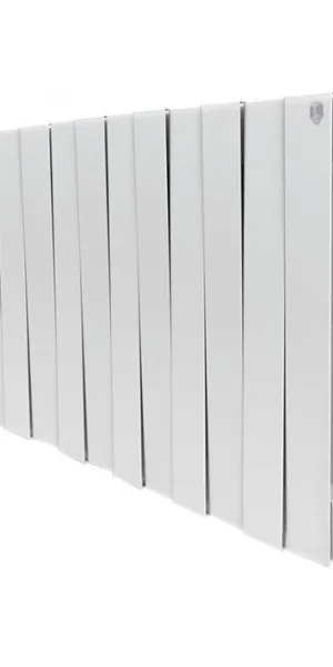 Радиатор биметаллический Royal Thermo Piano Forte 500 мм 12 секций 1" боковое подключение 591х960 мм белый