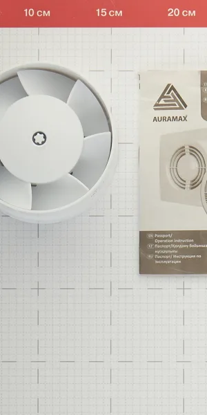 Вентилятор канальный Auramax VP d100 мм белый