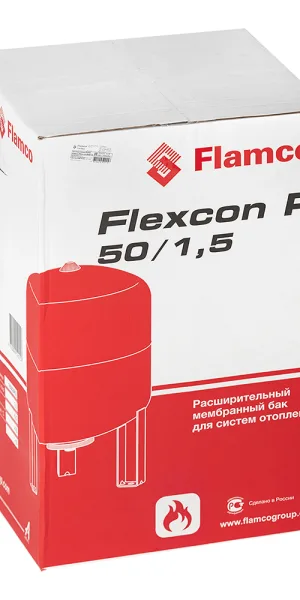 Бак расширительный Flamco Flexcon R 50/1,5 закрытого типа 6 бар 50 л (FL 16053 RU)