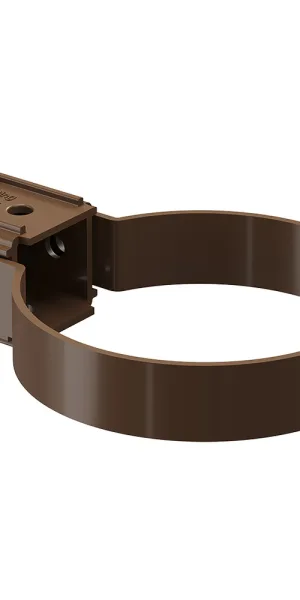 Хомут трубы пластиковый d80 мм Docke Standard коричневый RAL 8017