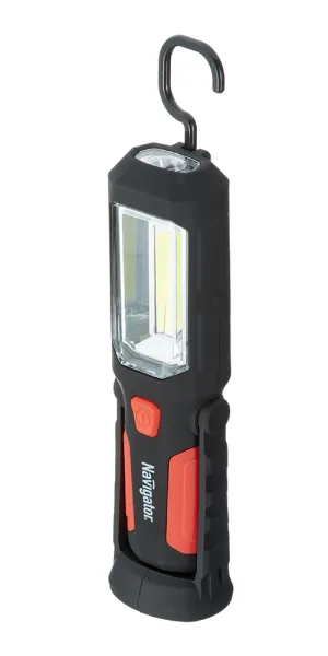 Фонарь подвесной Navigator светодиодный 1+1 LED 3,5 Вт на батарейках AA пластик многофункциональный (140312)