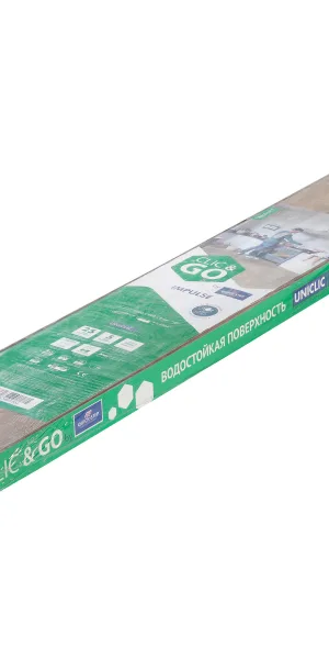 Ламинат 33 класс Clic&Go Impulse дуб бразильский коричневый 1,596 кв.м 8 мм с фаской влагостойкий