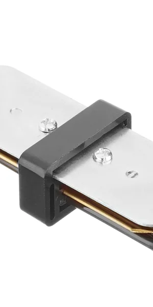 Коннектор для однофазного шинопровода прямой Arte Lamp Track черный (A130206)