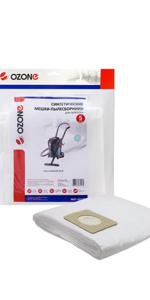 Мешок для пылесоса Ozone (MXT-203/5) 20 л синтетическая ткань (5 шт.)