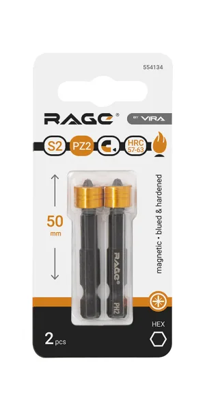 Бита Rage by Vira (554134) PZ2 магнитная 50 мм с ограничителем (2 шт.)