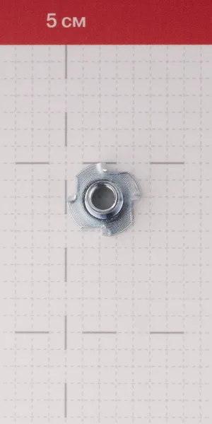 Гайка мебельная забивная оцинкованная M8 (6 шт.)