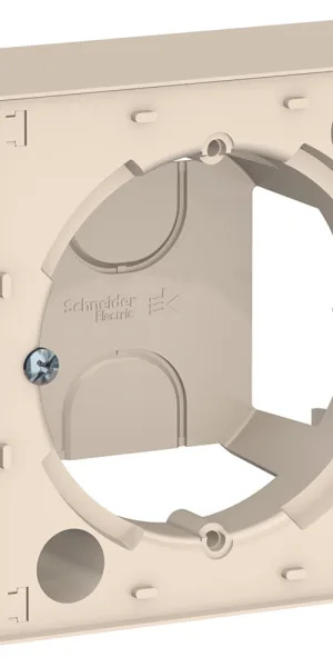 Коробка монтажная Systeme Electric AtlasDesign накладная бежевая (ATN000200)