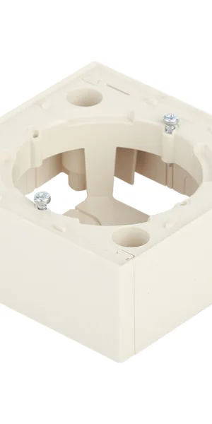 Коробка монтажная Systeme Electric AtlasDesign накладная бежевая (ATN000200)