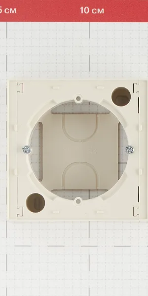 Коробка монтажная Systeme Electric AtlasDesign накладная бежевая (ATN000200)