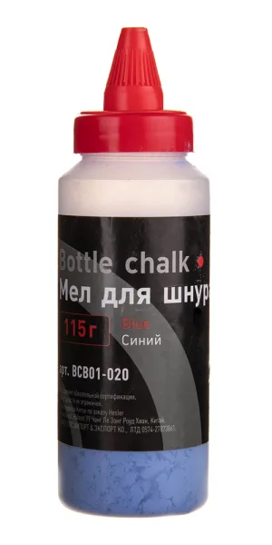 Мел для шнура 115 г синий Hesler