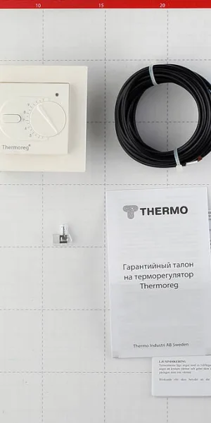 Терморегулятор механический для теплого пола Thermoreg TI-200dis белый