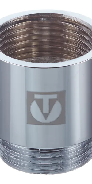 Удлинитель Valtec 30 мм х 1 ВР(г) х 1 НР(ш) хром латунный (VTr.198.C.0630)