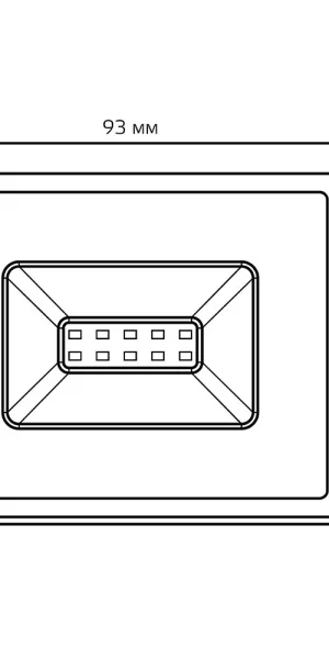 Прожектор светодиодный Gauss Elementary ДО-10 6500К 10 Вт IP65 черный