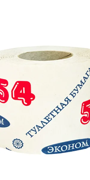 Туалетная бумага однослойная