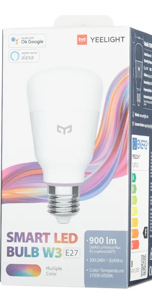 Лампа умная светодиодная Yeelight E27 8 Вт 900 Лм 180-260 В цилиндр матовая (1 шт.)