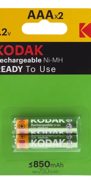 Аккумулятор Kodak ААА мизинчиковый LR03 1,2 В Ni-MH (2 шт.) (Б0009360)