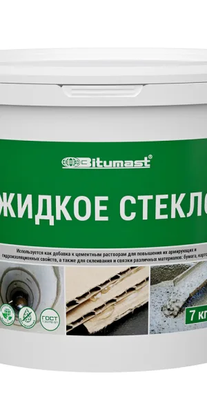 Жидкое стекло Bitumast 7 кг