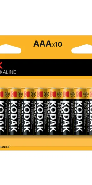 Батарейка Kodak Xtralife ААА мизинчиковая LR03 1,5 В (10 шт.) (Б0014331)