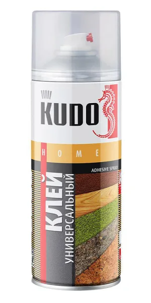 Клей аэрозольный универсальный Kudo Home 520 мл