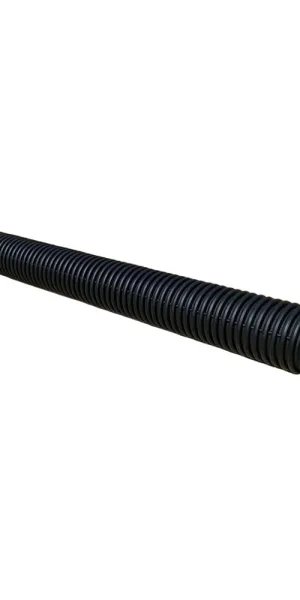 Труба двустенная гофрированная ПНД d110/94 мм 6 м SN8 с раструбом