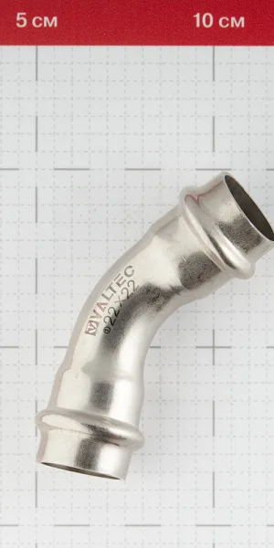 Угол VALTEC (VTi.959.I.002222) 45° 22 мм ВВ нержавеющая сталь